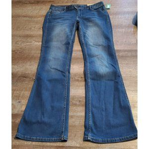 NWT Maurices Denim/Jeans Size 11/12 Regular fit Blue Bootcut/Flare